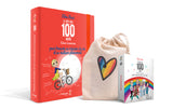 PACK Cahier d'exercices du Défi des 100 jours pour TROUVER SA MISSION DE VIE  + 100 cartes Arc-en-ciel + POCHETTE CADEAU