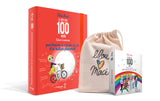 PACK Cahier d'exercices du Défi des 100 jours pour TROUVER SA MISSION DE VIE  + 100 cartes Arc-en-ciel + POCHETTE CADEAU