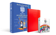 PACK Cahier d'exercices du Défi des 100 jours ÉCRITURE INSPIRÉE  + Carnet de notes + 100 cartes ARC-EN-CIEL