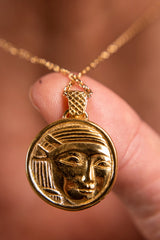 HATHOR | Pendentif FLEUR DE VIE en PLAQUÉ OR | LE CODE SOPHIA