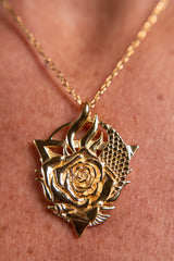 MÈRE MARIE | Pendentif SACRÉ-COEUR en PLAQUÉ OR | LE CODE SOPHIA