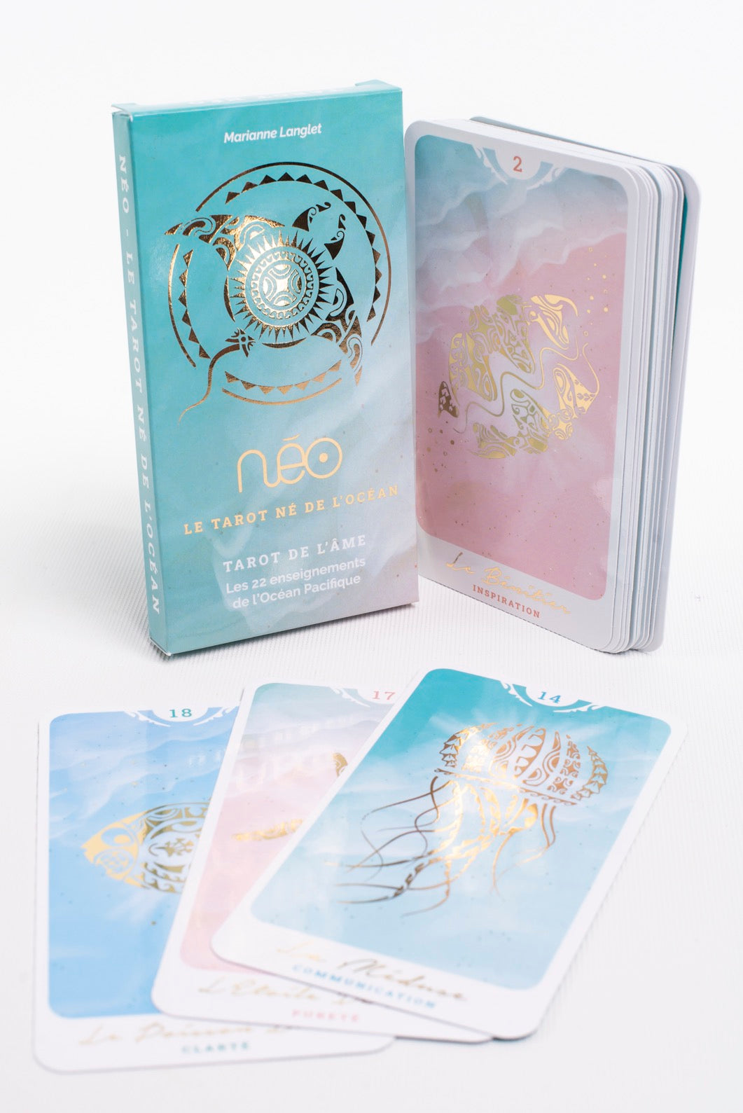 Tarot de L'Océan NÉO & livret des 22 enseignements des Maitres de l’Océan