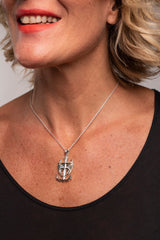MARIE MADELEINE | Pendentif croix de Camargue en ARGENT | LE CODE SOPHIA