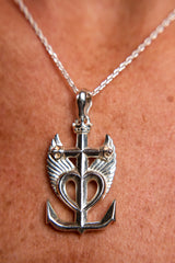 MARIE MADELEINE | Pendentif croix de Camargue en ARGENT | LE CODE SOPHIA