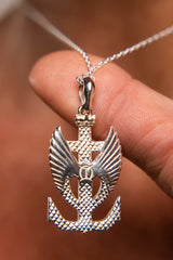 MARIE MADELEINE | Pendentif croix de Camargue en ARGENT | LE CODE SOPHIA