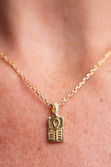 ISIS | Petit pendentif ANKH en PLAQUÉ OR | LE CODE SOPHIA