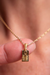 ISIS | Petit pendentif ANKH en PLAQUÉ OR | LE CODE SOPHIA