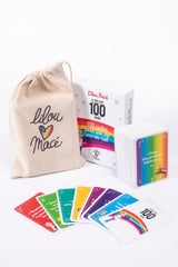 PACK Le Défi des 100 jours pour une vie arc-en-ciel CAHIER + CARTES + CADEAUX  - Lilou Macé