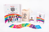 PACK Le Défi des 100 jours pour une vie arc-en-ciel CAHIER + CARTES + CADEAUX  - Lilou Macé