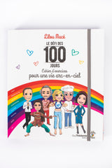 PACK Le Défi des 100 jours pour une vie arc-en-ciel CAHIER + CARTES + CADEAUX  - Lilou Macé