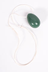 Collier AVENTURINE EN OEUF DE YONI