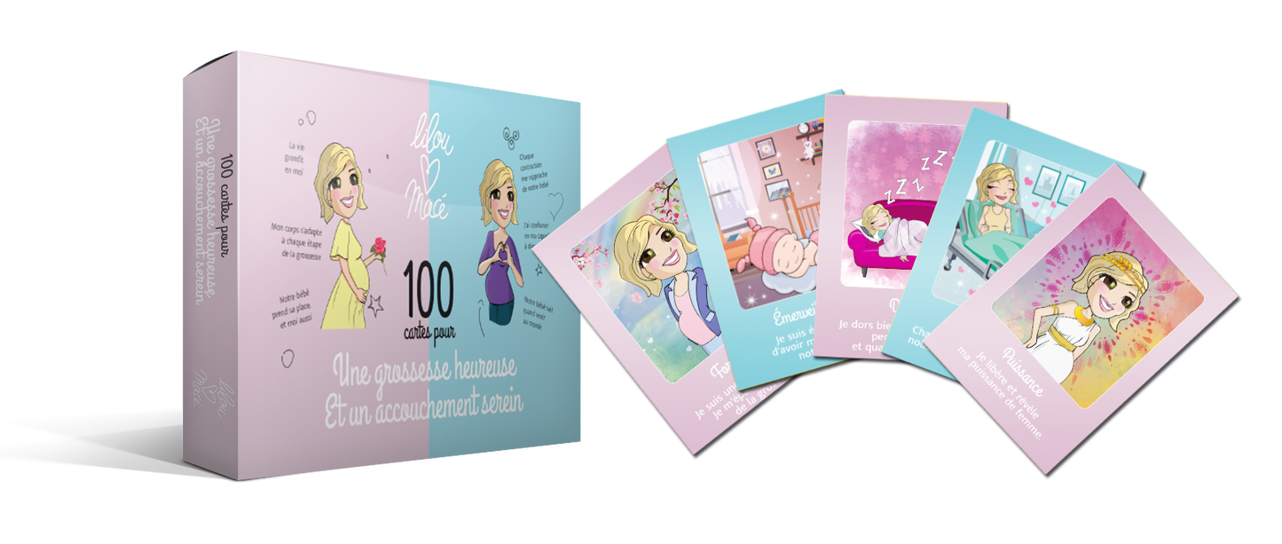100 Cartes pour une grossesse heureuse et un accouchement serein
