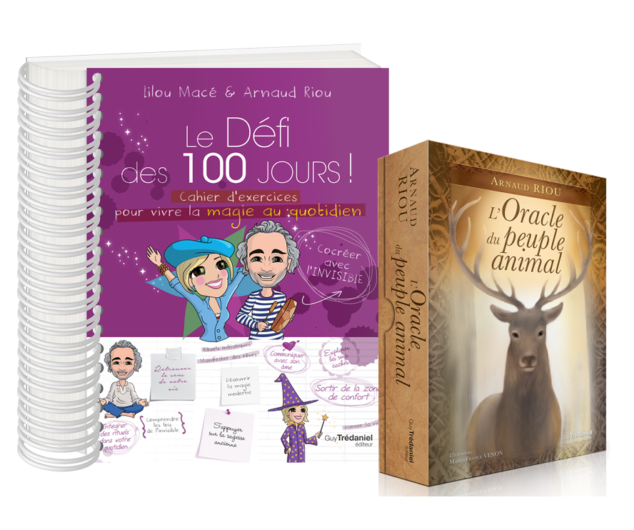 Pack Cahier Défi 100 Jours MAGIE et L'Oracle du peuple animal