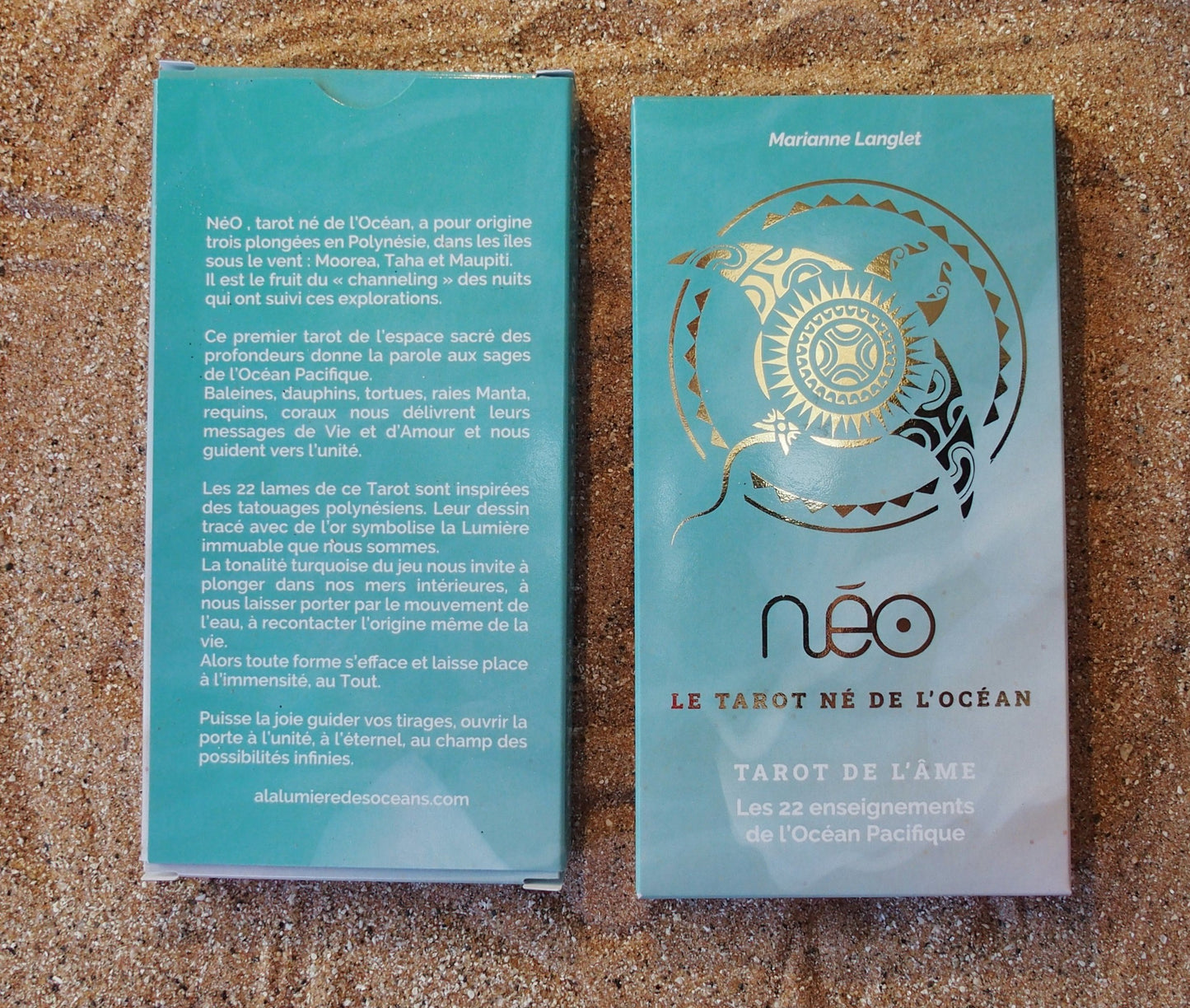Tarot de L'Océan NÉO & livret des 22 enseignements des Maitres de l’Océan