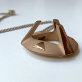 Pendentif couleur OR ROSE pour cristal ARK®
