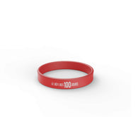 Bracelet rouge positif du Défi SPORT