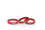 Bracelet rouge positif du Défi SPORT