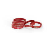 Bracelet rouge positif du Défi SPORT