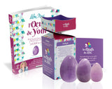 Kit complet PACK 3 Œufs de Yoni en AMÉTHYSTE - GRANDE, MOYENNE et PETITE taille