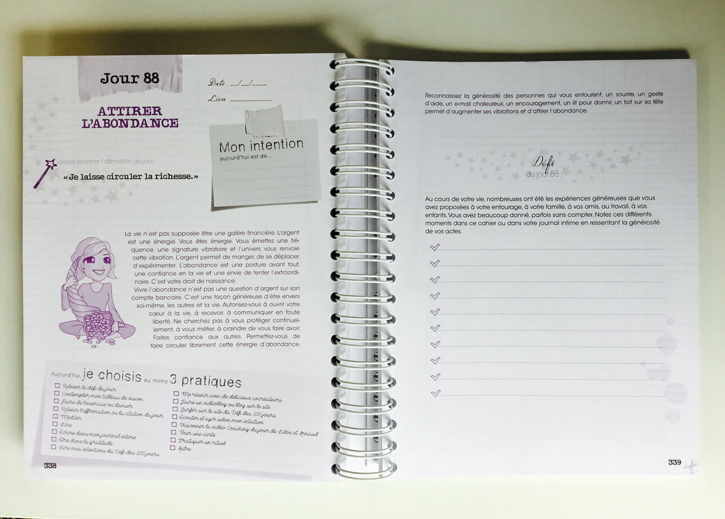 Pack Cahier Défi 100 Jours MAGIE et L'Oracle du peuple animal