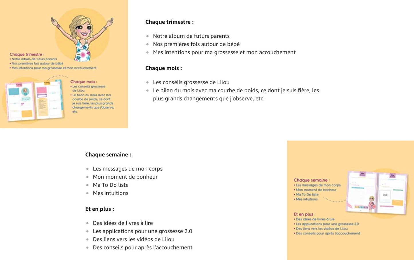 Mon Agenda De Grossesse - Lilou Macé, éditions Leducs
