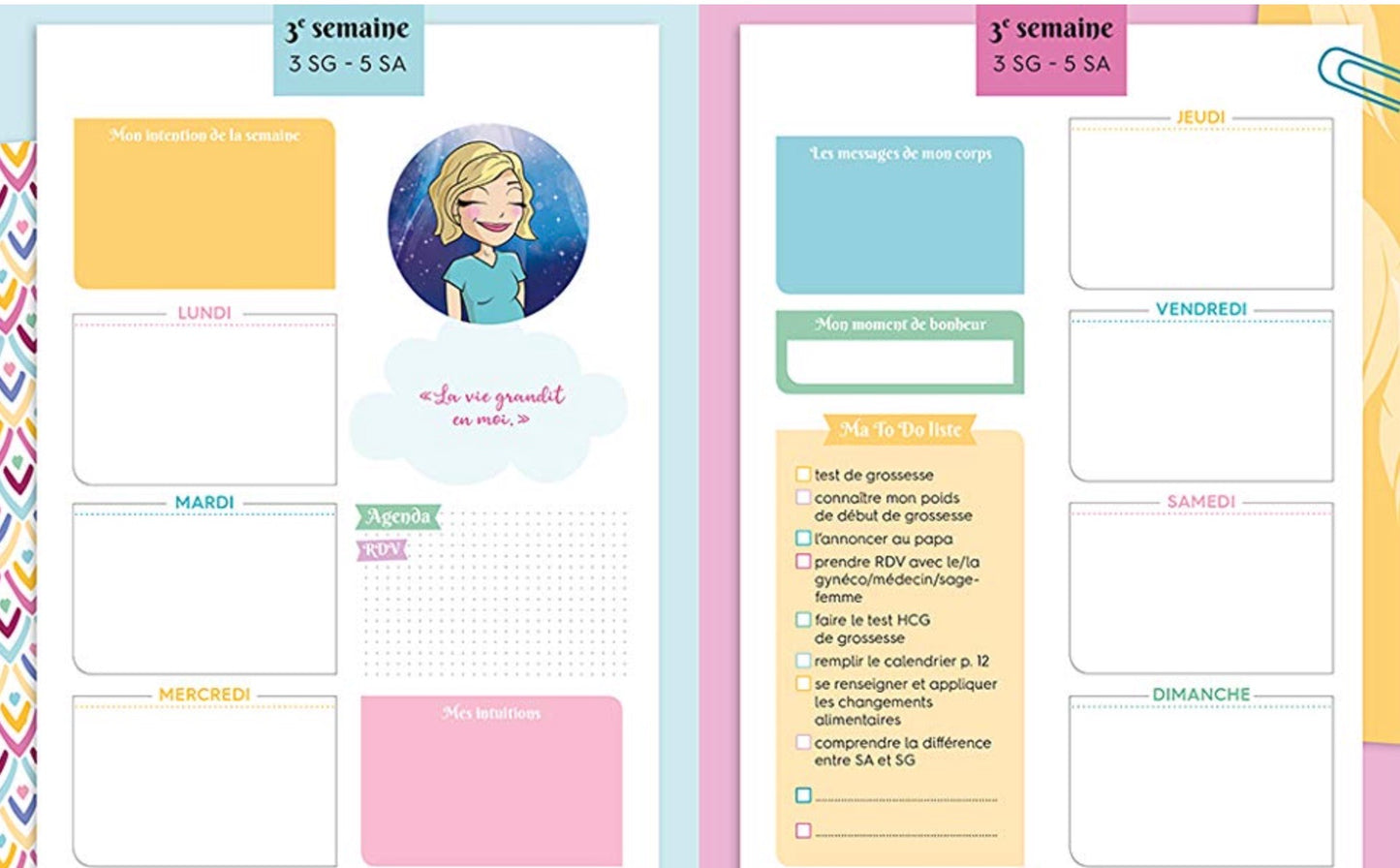 Mon Agenda De Grossesse - Lilou Macé, éditions Leducs