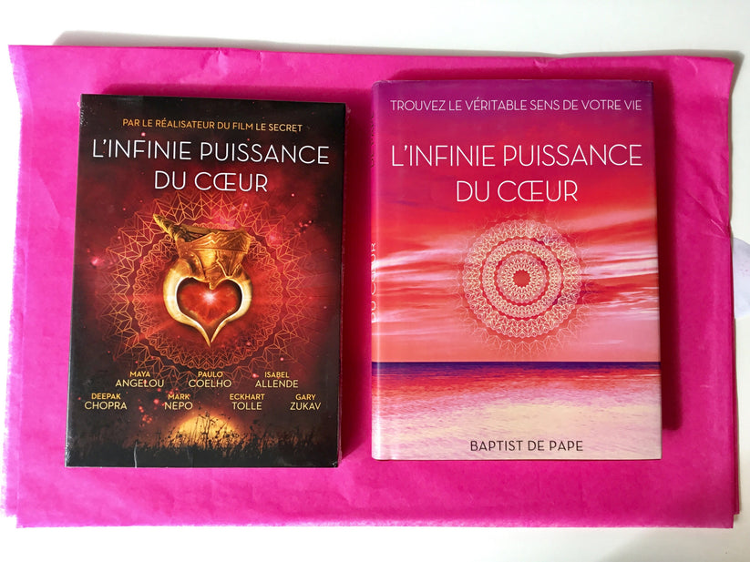 Pack LIVRE + DVD L'infinie Puissance du Coeur – LA LIBRAIRIE DE LILOU