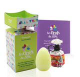 Kit complet Oeuf de Yoni Nouveau jade MOYEN PERCÉ, pierre de protection et apaisante, Les Oeufs de Lilou