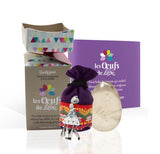 PRÉ-COMMANDE - Kit complet Oeuf de Yoni Quartz Fumé GRAND PERCÉ, pierre de l’enracinement et de la stabilité, Les Oeufs de Lilou