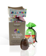 Précommande - Kit complet Oeuf de Yoni Quartz Fumé PETIT PERCÉ, pierre de l’enracinement et de la stabilité, Les Oeufs de Lilou