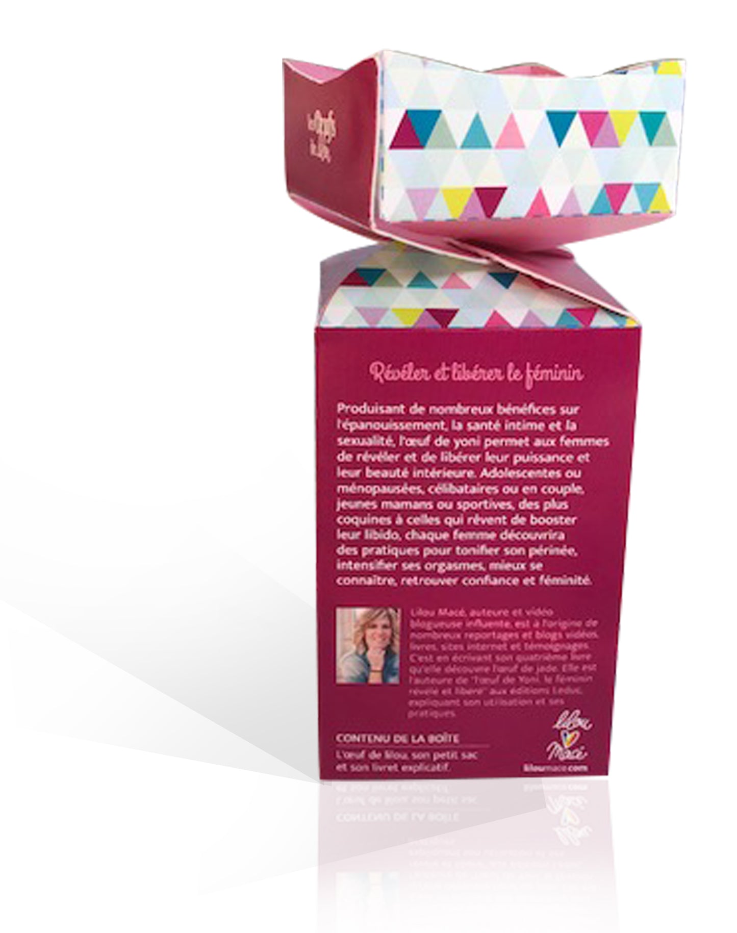 Kit complet Œuf de Yoni Quartz Rose GRAND PERCÉ, douceur et amour de soi